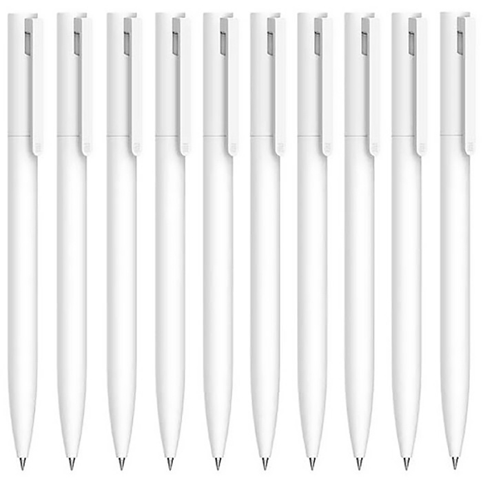 Набор гелевых ручек Xiaomi Mi Gel Ink Pen Black (10шт) (MJZXB01WC) Набор Ручек набор гелевых ручек xiaomi mi gel ink pen 10шт mjzxb01wc