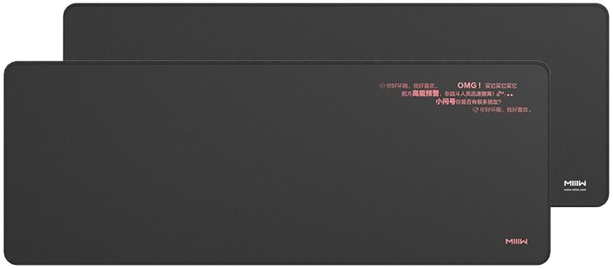 Коврик для мыши Xiaomi MiiiW Mouse Pad 800*300mm Black (MWODMP01) MIIIW - фото 1