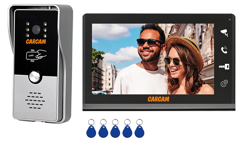 Купить CARCAM 7" 4 Wire Video Intercom Kit (CCJDS4Vi03A7W)