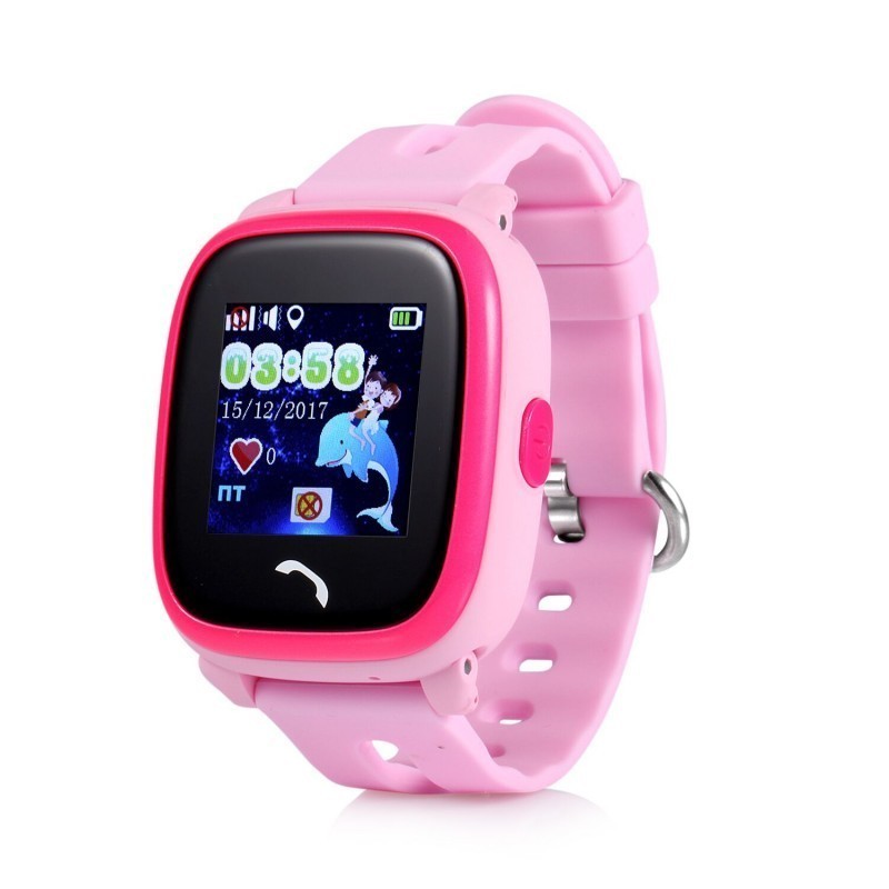 фото Детские смарт-часы с gps carcam gw400s pink