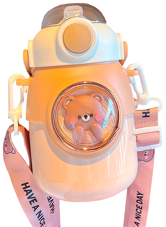 Бутылка для воды Modengo Space Capsule Vacuum Cup (A0118) Pink/Brown Modengo