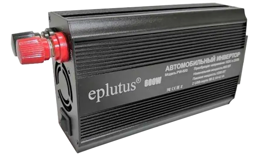 Автомобильный инвертор Eplutus Car Inverter PW-600 автомобильный видеорегистратор монитор для грузовиков eplutus d705