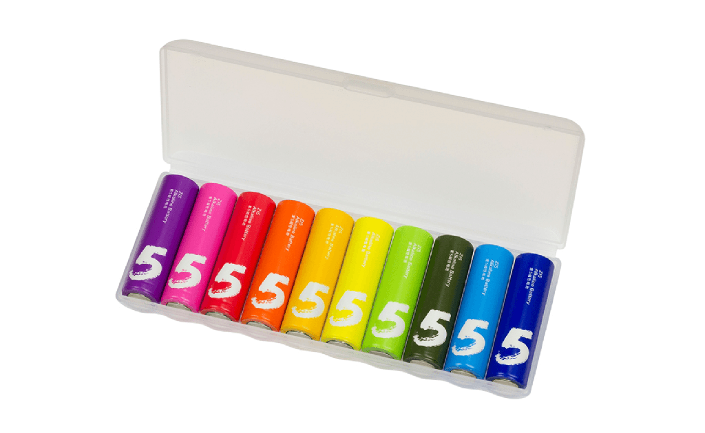 Батарейки алкалиновые Xiaomi ZMI ZI5 Rainbow AA batteries (10 шт.) батарейки zmi rainbow zi5 aa 40 шт aa540