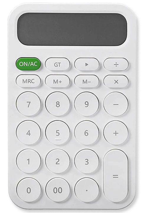 Xiaomi MiiiW Calculator White (MWCL01) КАРКАМ