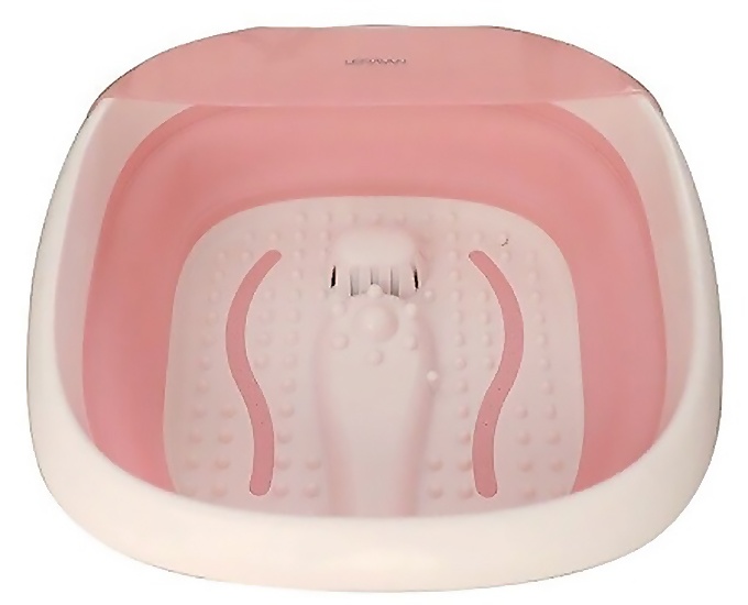 фото Массажная ванна для ног xiaomi leravan folding massage foot bath pink (lf-zp008)