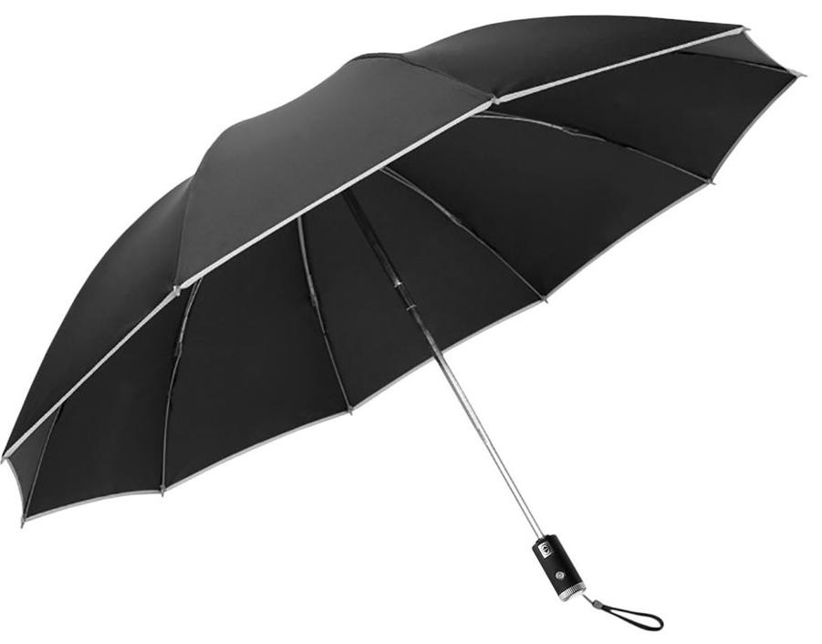 Xiaomi Zuodu Automatic Umbrella Led Black КАРКАМ