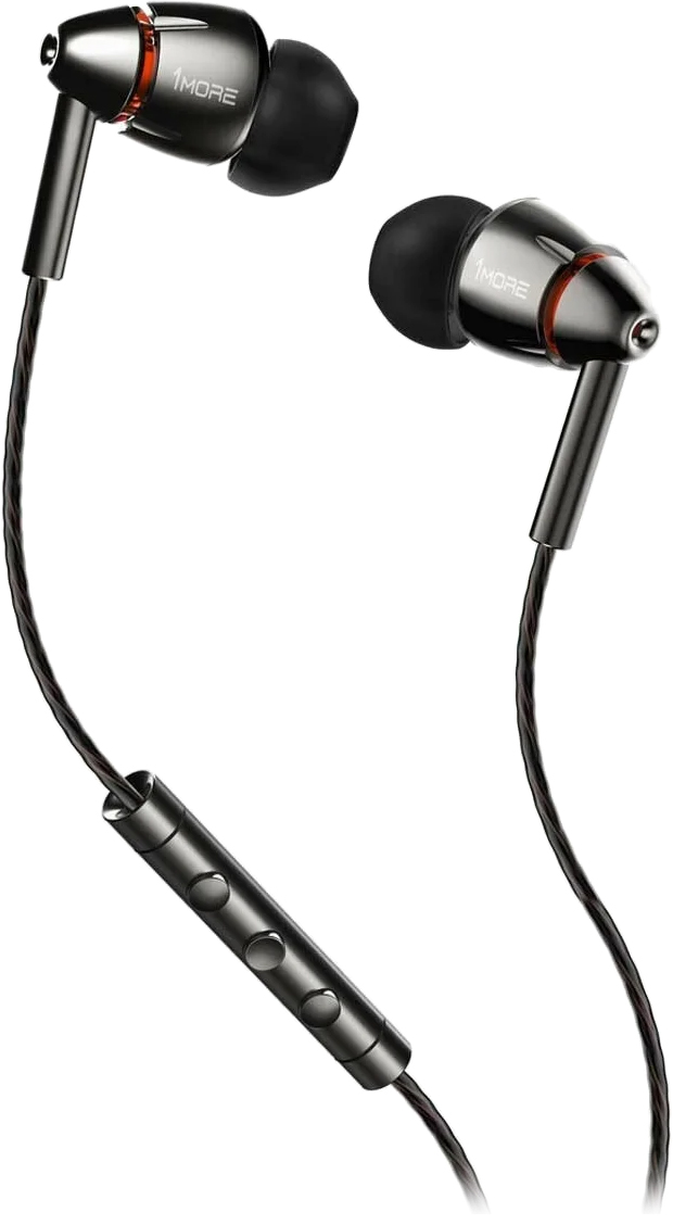 Наушники Xiaomi 1More Quad Driver In-Ear Headphones (1MEJE0032) Grey наушники xiaomi mi capsule headphones черные ddq01wm