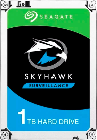 Жесткий диск Seagate Skyhawk Lite ST1000VX008, 1ТБ, HDD, SATA III, 3.5