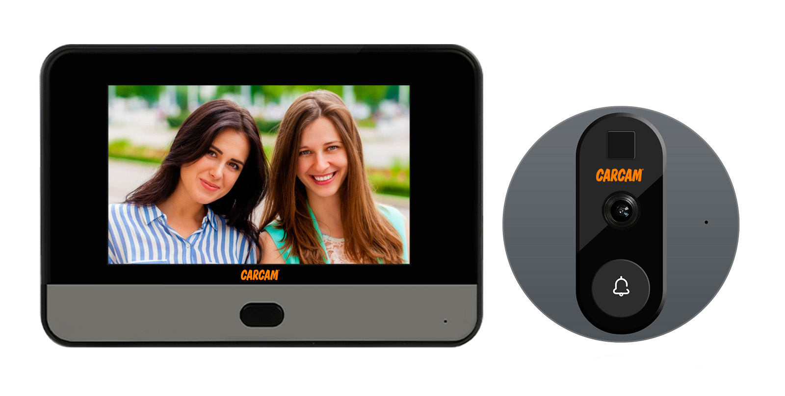Видеоглазок CARCAM WiFi Tuya Smart Peephole Camera Doorbell DDV-S1 беспроводной комплект видеонаблюдения carcam 4ch wifi nvr kit 1080 4 lcd