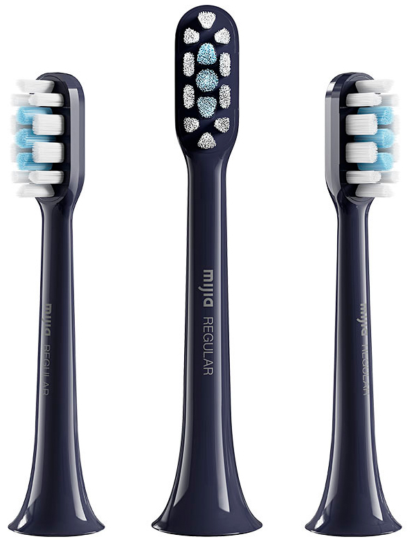 Купить Xiaomi Mijia Sonic Electric Toothbrash Heads (Standard) 3-Pack (MBS303) Blue-Black
