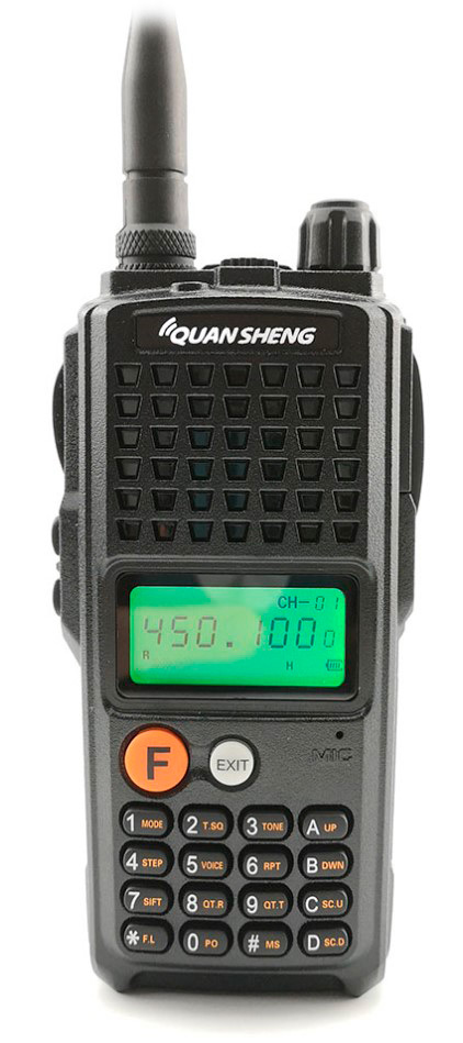 Радиостанция Quansheng TG-K10AT 10W радиостанция leixen vv 25 uhf 25w
