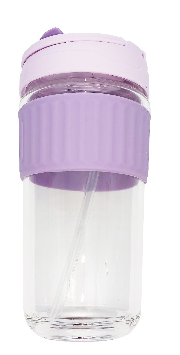 Термокружка Xiaomi Quange Glass Cup 550ml (KF201) Purple термокружка xiaomi quange temperature display thermos cup 480ml bw502 white