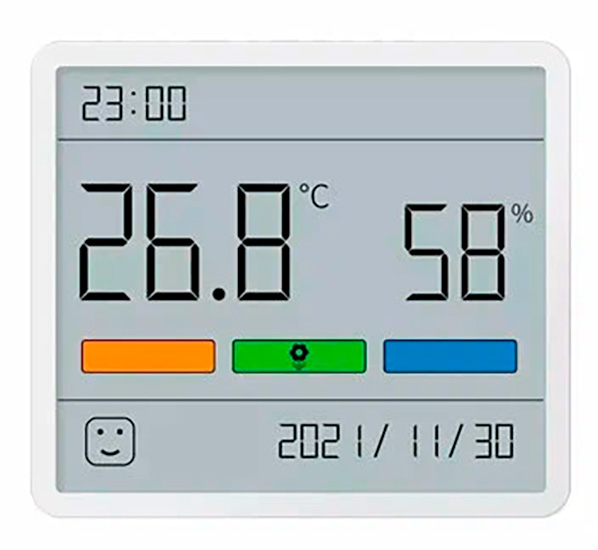 Датчик температуры и влажности Xiaomi AtuMan Clock Thermohygrometer TH1 датчик влажности rgp