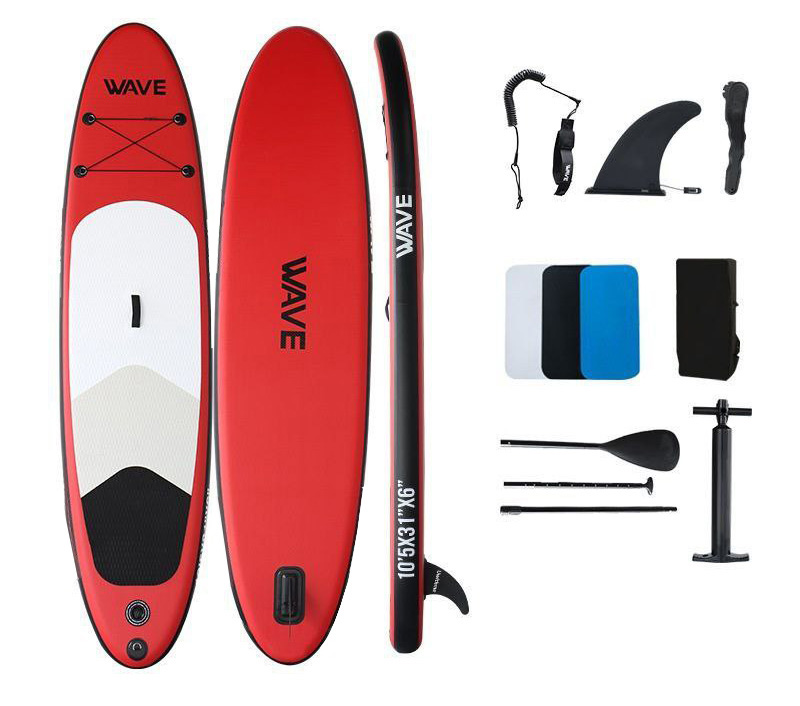 Сапборд Kesser Inflatable SUP Board 320*78*15 Wave Red