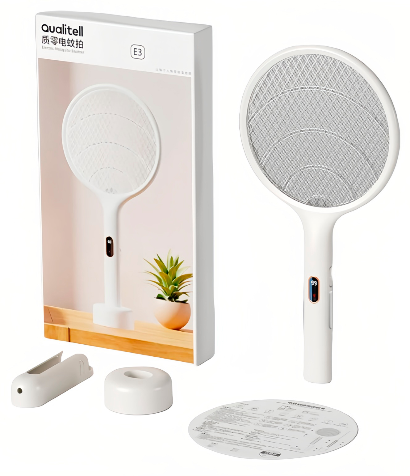 Купить Xiaomi Qualitell Electric Mosquito Swatter E3 (ZSM240915) White