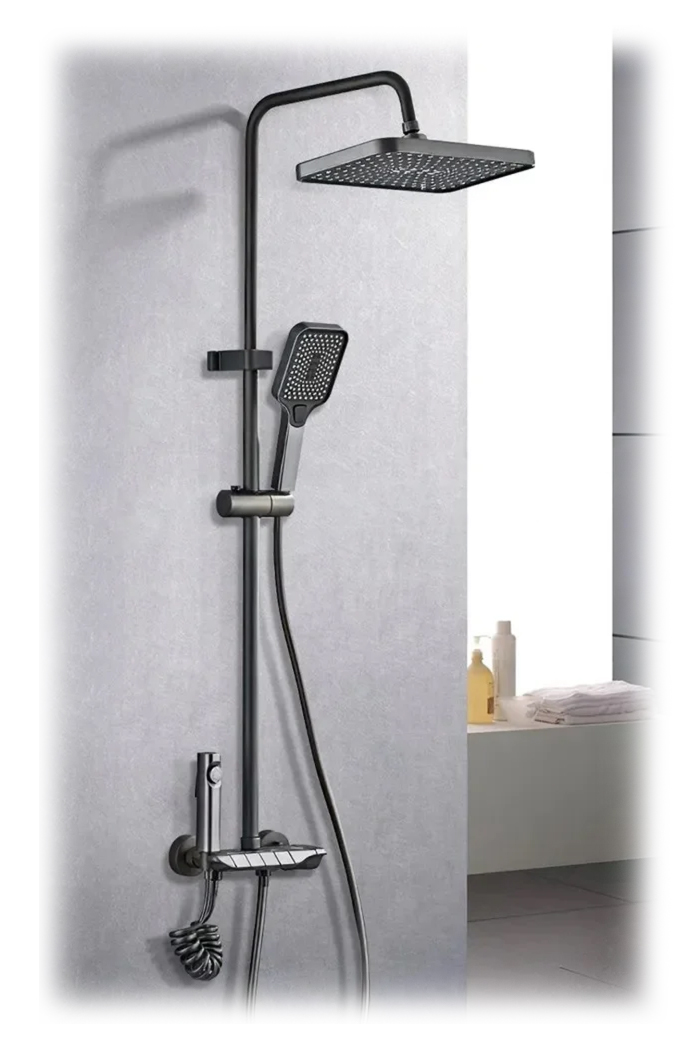 Купить Dominion Душевая Система (HS1055F-GA) Графит