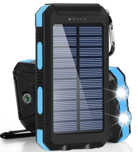 Внешний аккумулятор с солнечной батареей CARCAM SOLAR POWER BANK ET-02 CARCAM