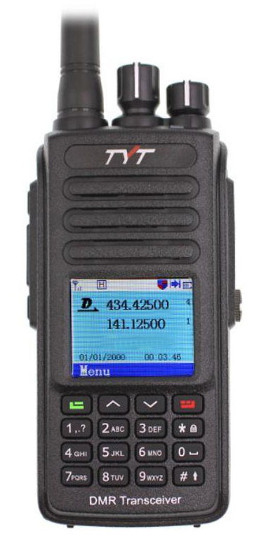 

Рация TYT MD-UV390 DMR 10W AES256 IP67 Type-C GPS 3600mAh