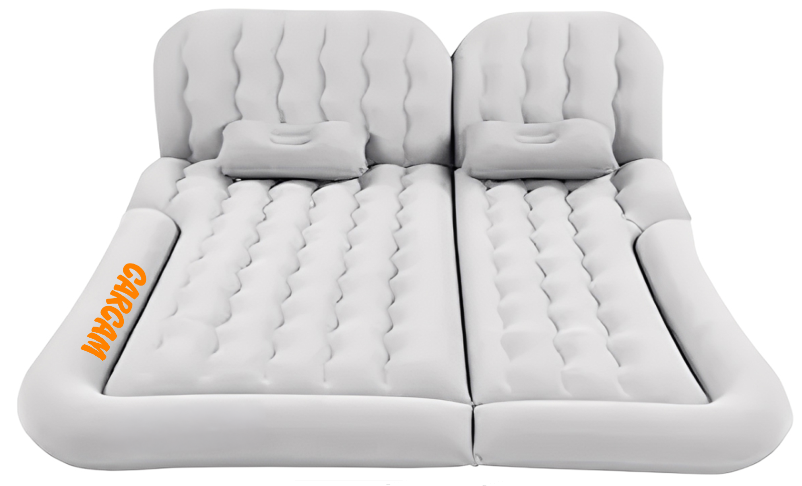 Купить CARCAM Inflatable Auto Airbed, Two Pillows, Auto Air Pump, Repair Kit, 175x155 cm. (CCMTE134) Gray