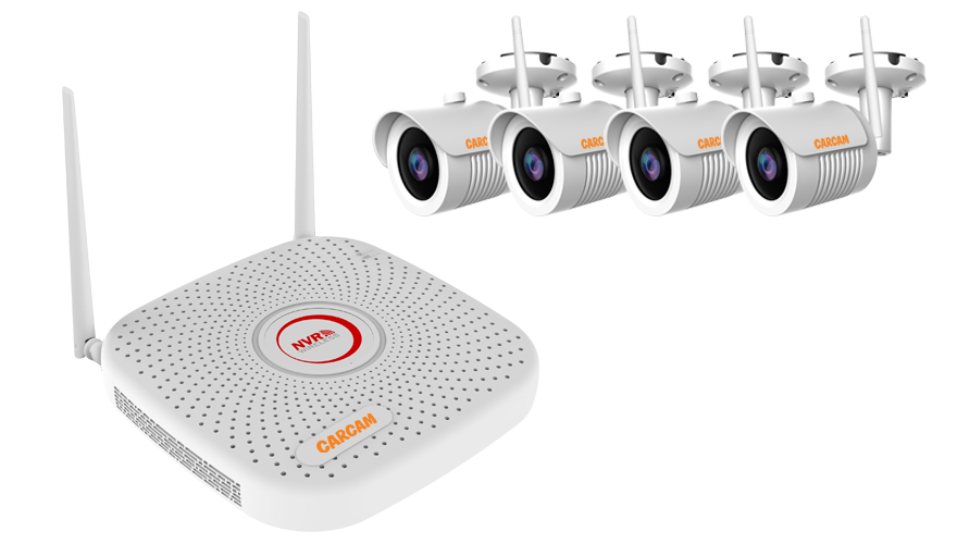Wi-Fi комплект видеонаблюдения CARCAM 4CH WiFi NVR Kit 2104 комплект видеонаблюдения с миниатюрной камерой carcam hdc dvr 4g kit 1