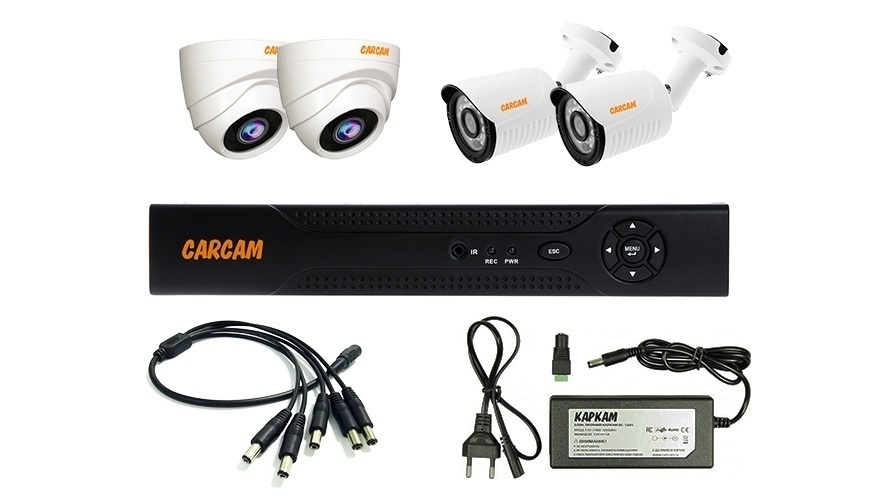 Готовый комплект видеонаблюдения CARCAM KIT 1M-6