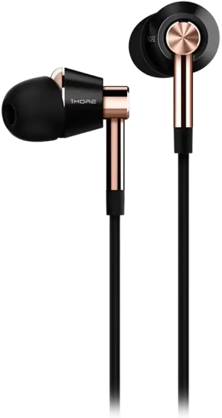 Наушники Xiaomi 1More Tripple Driver In-Ear Headphones (E1001) Gold наушники 1more triple driver bt in ear e1001bt ru