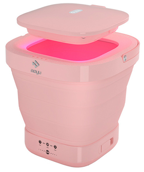 автоматическая машина для изготовления круглого льда xiaomi conair ice machine round ice red czb 26yb Складная стиральная машина Xiaomi Moyu Foldable Washing Machine Pink (XPB08-F1)