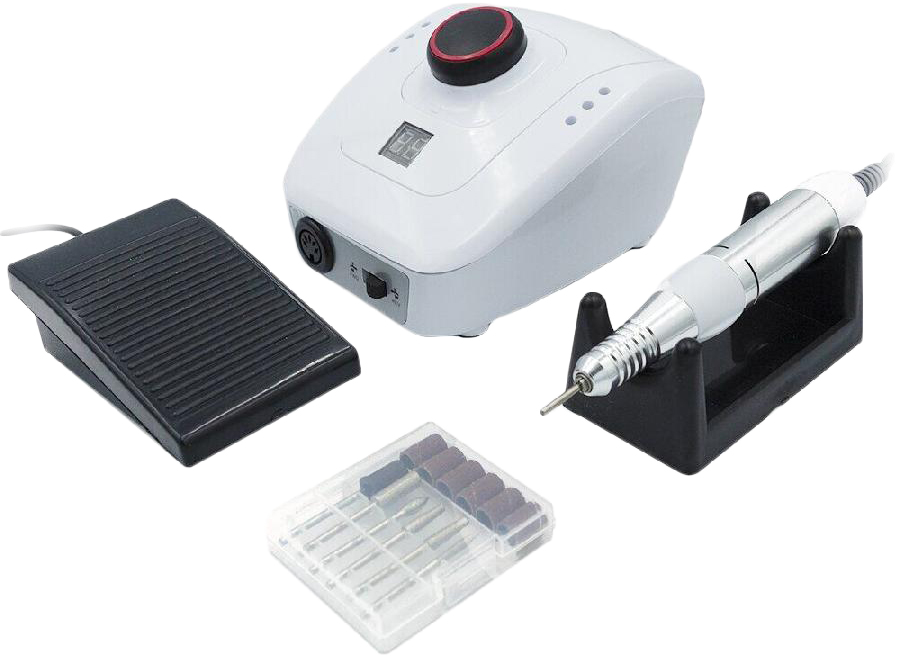 Аппарат для маникюра и педикюра Fresa Per Unghie White DM-206 щётки для маникюра педикюра 50 шт 6 5 × 1 3 см микс