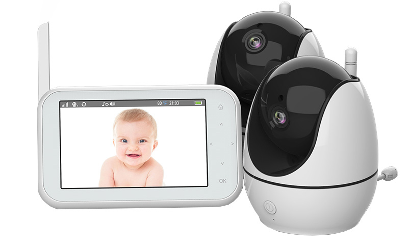 Видеоняня Xiaomi Baby Monitor Camera 2,4Ghz BMC200S видеоняня maman vb608