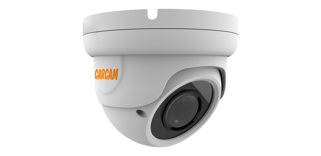 Купольная IP-камера CARCAM 4MP Dome IP Camera 4076 (2.8-12mm) купольная full hd ip камера с poe микрофоном и ик подсветкой 25 м carcam 2mp dome ip camera 2071m