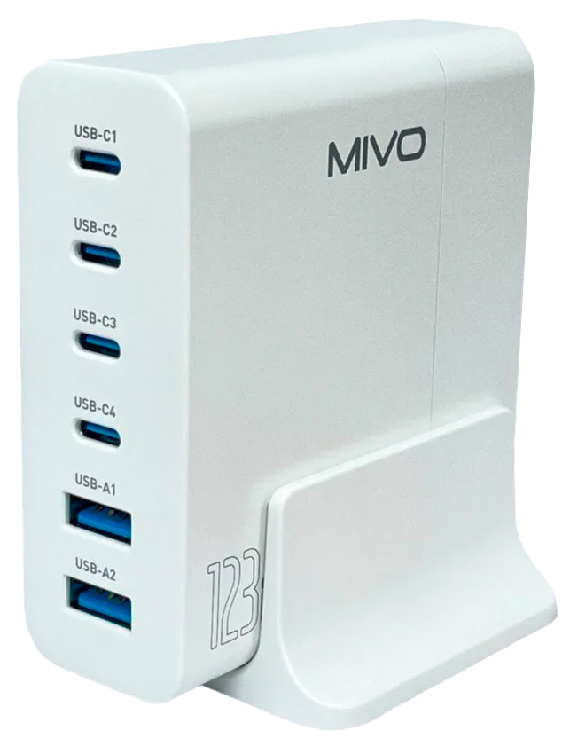 Зарядное устройство Mivo MP-123Q (123W) White Mivo - фото 1