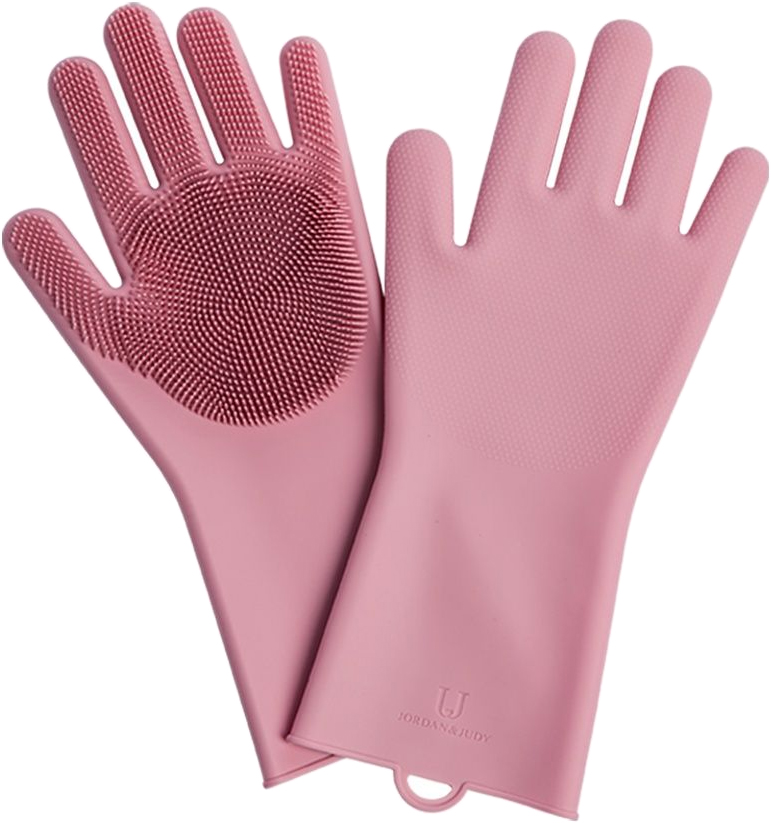 Перчатки для уборки Xiaomi Silicone Cleaning Glove Pink (HO004) Xiaomi