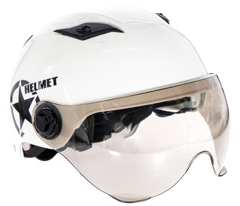 Шлем защитный WJ-008 White КАРКАМ