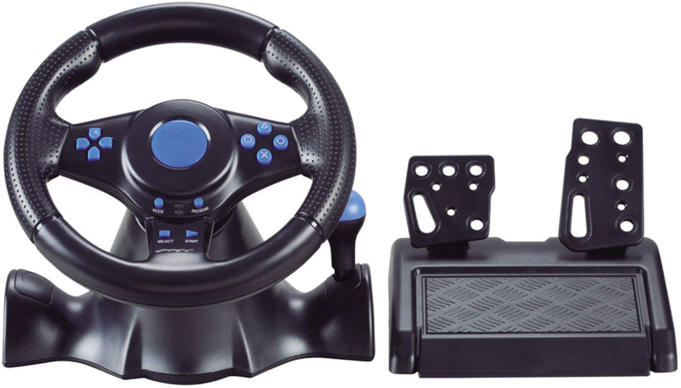 Игровой руль Vibration Steering Wheel (PS3,PS2,PC) Vibration Steering Wheel