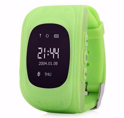 Детские умные часы с GPS Smart Baby Watch CARCAM Q50 OLED зеленые CARCAM