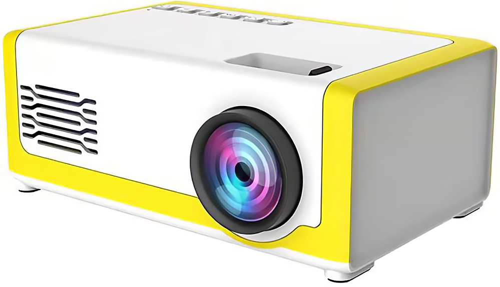 Портативный проектор LED Multimedia Projector M1 Yellow/White -
