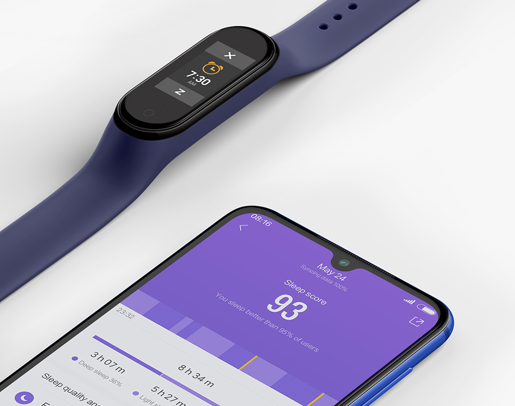 Купить фитнес-браслет Xiaomi Mi Band 4