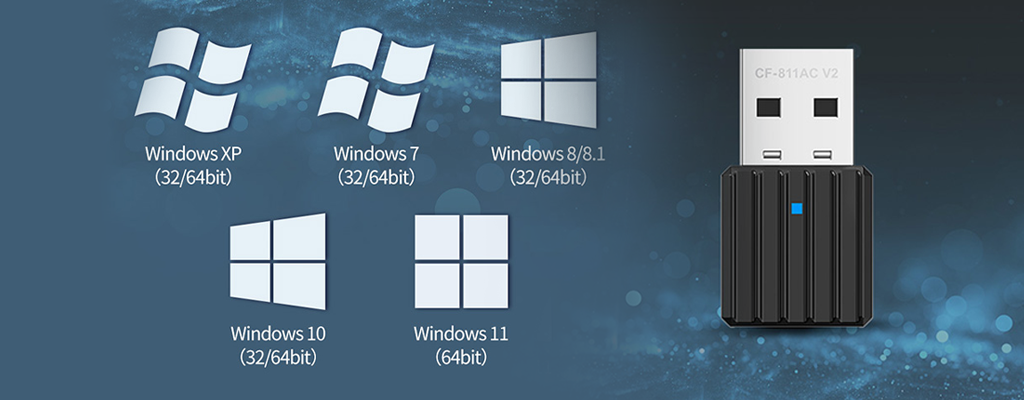 COMFAST Drive Free Wireless Adapter 650Mbps (CF-811AC V3)-рич-5.png