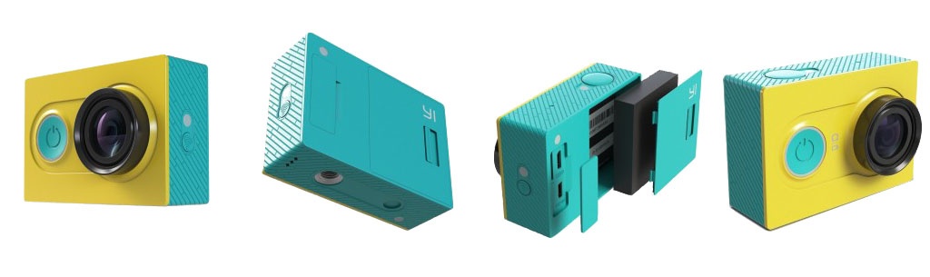 Экшн-камера YI Action Camera Basic Edition green - Аккумулятор 1400 мАч