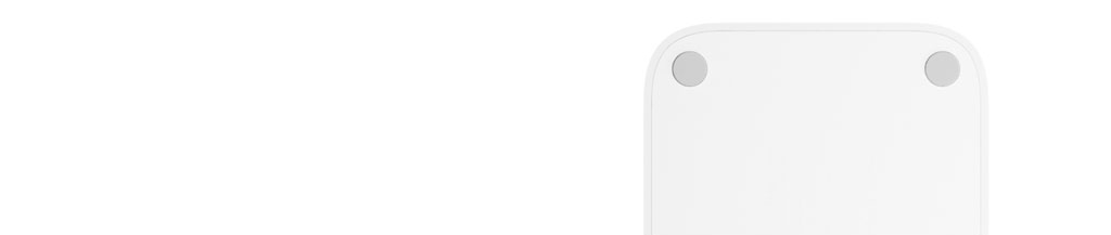 Xiaomi Mi Power Strip 5 Sockets White не скользит и не царапает поверхность