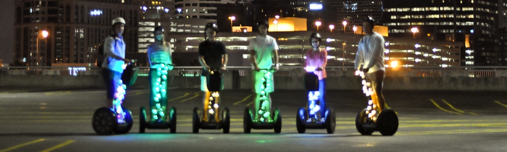 сегвеи ночью