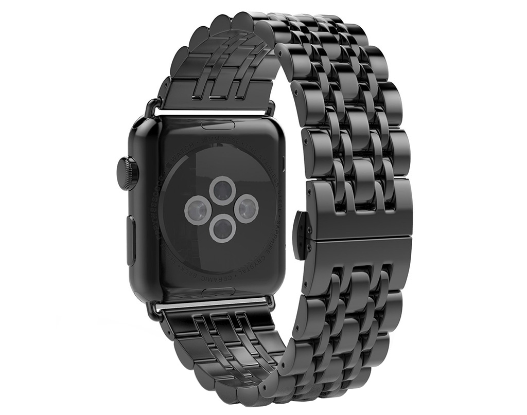 Ремешок для Apple watch 38mm Metal 7-bead черный45.jpg