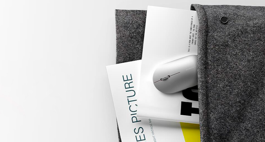 Xiaomi Mi Fashion Mouse Silver - Компактность