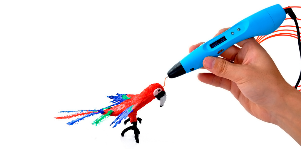 3D ручка RP400A поддерживает 2 материала для рисования