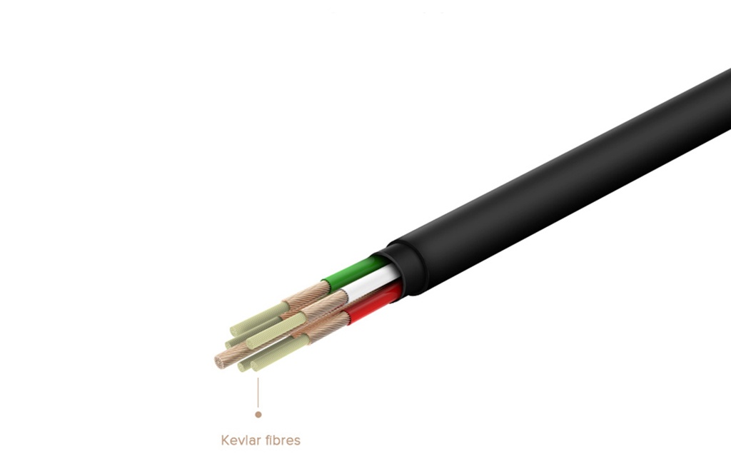 Капсульные наушники-вкладыши Xiaomi Capsule black - Прочный кабель