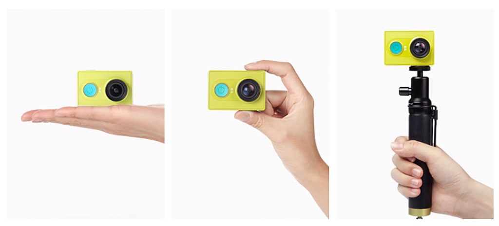 Экшн-камера YI Action Camera Basic Edition green - 4 режима съемки