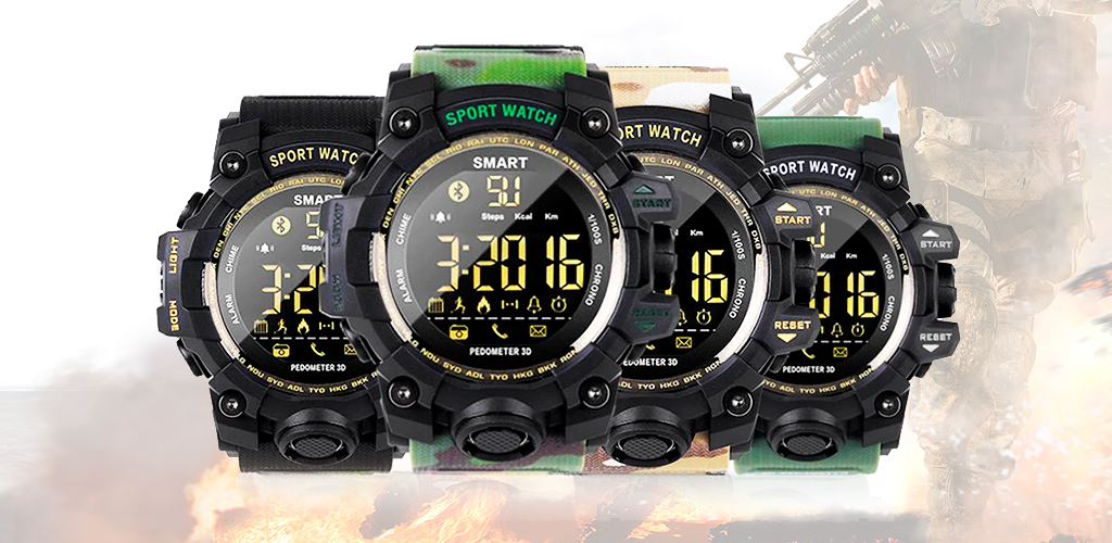 CARCAM EX16S водонепроницаемые смарт-часы, оснащенные функциями фитнес-трекера