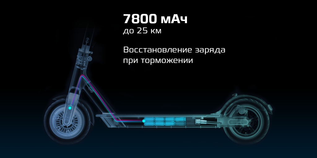CARCAM Electric Scooter - 25 километров на одном заряде
