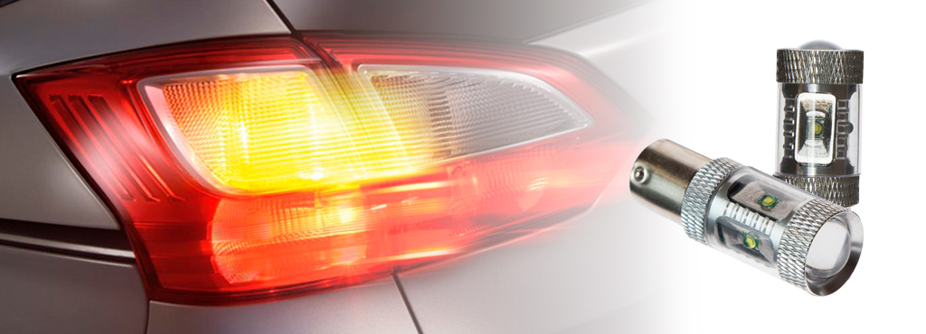 CARCAM P21W-1156-30W – белая светодиодная лампа для автомобиля, которую можно использовать в качестве габаритных огней, задних ходовых или поворотников