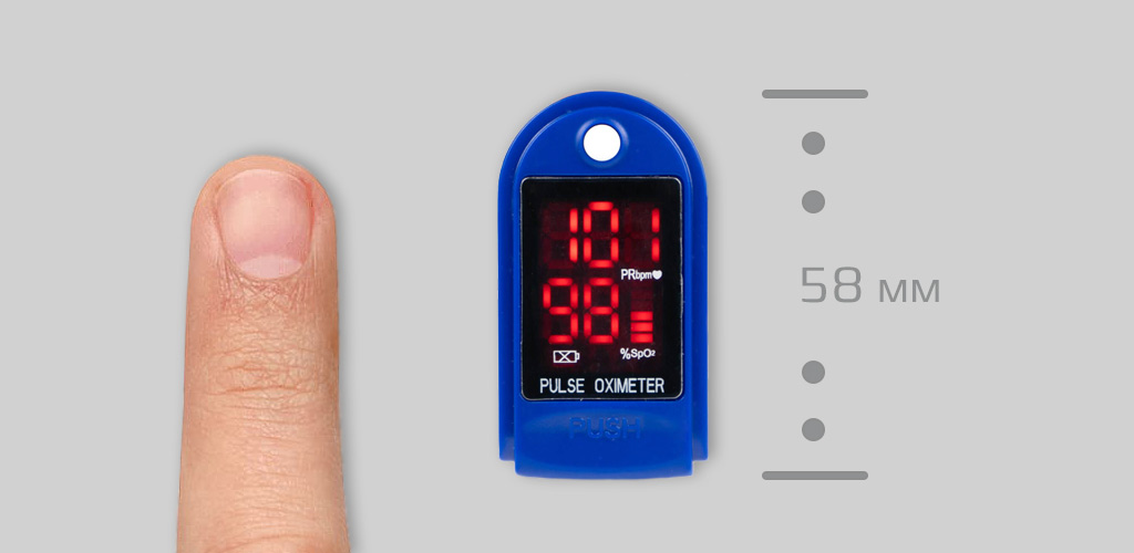 Pulse Oximeter CMS 50 DL — Компактность